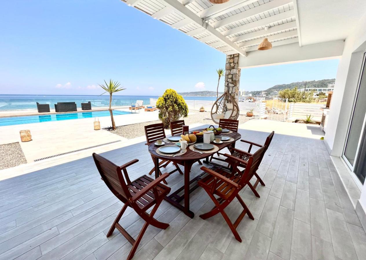 Vaso Beach Front Villa Ialysós Eksteriør bilde