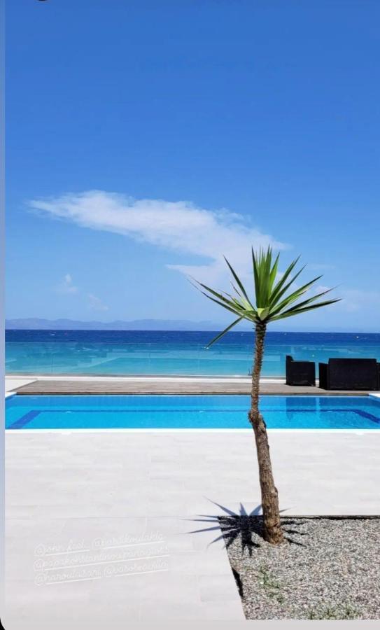 Vaso Beach Front Villa Ialysós Eksteriør bilde